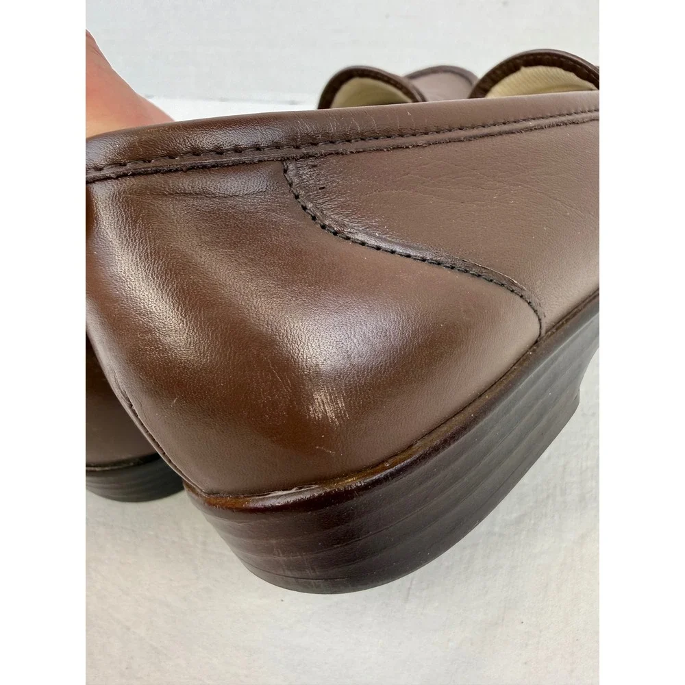 SAS Womens Penny Loafers Brown Leather Tripad Comfort Shoes 8.5 M‎ Made in USA